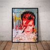 Quadro Neo Pop Art De Rua Nick Twaalfhoven David Dowie 42x29