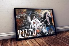 Quadro Neo Pop Rock Art Twaalfhoven Led Zeppelin 42x29cm