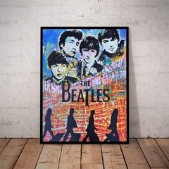 Quadro Neo Pop Rock Art Nick Twaalfhoven Beatles 42x29cm