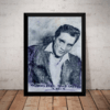 Quadro Neo Pop Rock Art Nick Twaalfhoven Elvis O Rei 42x29cm