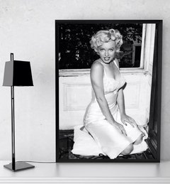 Quadro Fotografia Decorativo Foto Rara Merlyn Monroe 42x29cm