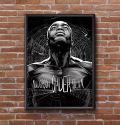 Quadro Arte Mma Lutadores Anderson Spider Silva 42x29cm