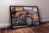 Quadro Arte Desenho David Mann Revista Easyriders 42x29cm