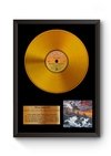 Quadro Disco de Ouro Holy Diver Poster Moldurado