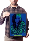 Quadro Billie Eilish bad guy Poster Com Moldura