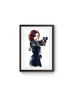 Quadro decorativo Scarlett Johansson Viúva Negra