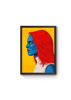 Quadro Decorativo X Men Mistica A3 42 x 29,7