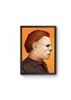 Quadro Decorativo Michael Myers Halloween A3 42 x 29,7