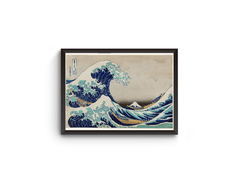 Quadro decorativo Ukio-e Arte Japonesa Grande onda de Kanagawa