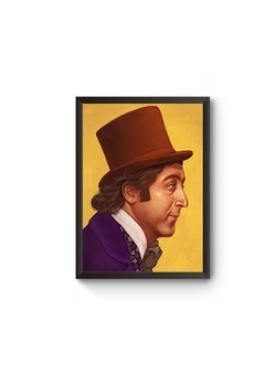 Quadro Decorativo Willy Wonka A3 42 x 29,7