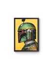 Quadro Decorativo Star Wars Boba Feet A3 42 x 29,7