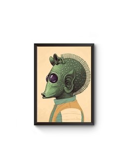 Quadro Decorativo Star Wars Greedo A3 42 x 29,7