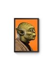 Quadro Decorativo Star Wars Mestre Yoda A3 42 x 29,7