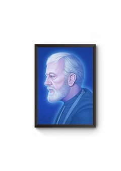 Quadro Decorativo Star Wars Obi Wan Kenobi A3 42 x 29,7