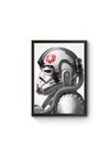 Quadro Decorativo Star Wars Piloto AT AT A3 42 x 29,7