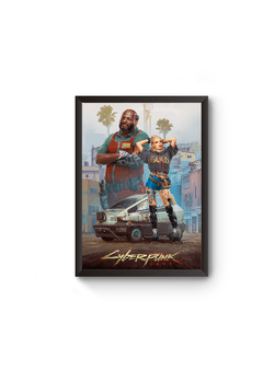 Quadro Decorativo Games Cyberpunk 2077 Necessity Over Style