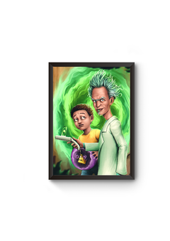 Quadro Decorativo Rick e Morty A3 42 x 29,7