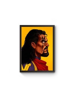 Quadro Decorativo X Men Bishop A3 42 x 29,7