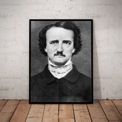 Quadro Fotografico decorativo literatura cult Edgar Allan Poe 42x29cm