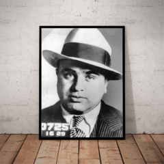 Quadro fotografico Icones da Mafia Al Capone 42x29cm