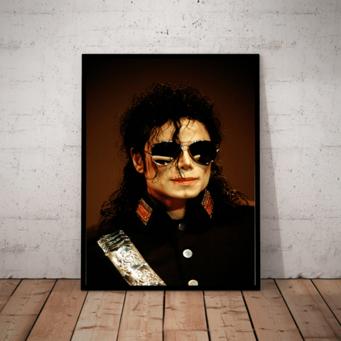 Quadro Michael Jackson rei do pop - Quadros Mais,Sua loja de