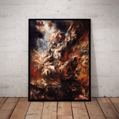 Quadro Decorativo pintura classica incrivel obra de arte 42x29cm