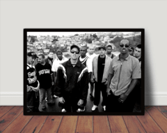 Quadro Decorativo hip hop rap foto racionais mcs 42x29cm