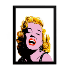 Lindo quadro decorativo pop art Andy Warhol Marilyn Monroe 42x29cm