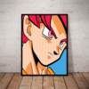 Lindo quadro decorativo pop art dragon ball goku 42x29