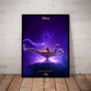 Lindo quadro decorativo cartaz aladdin disney 2019 42x29cm