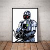 Lindo quadro arte giban tokusatsu metal hero 42x29cm