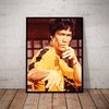 Quadro decorativo Kung fu fotografico Bruce Lee o jogo da morte 42x29cm
