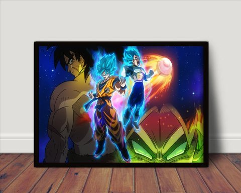 Quadro decorativo dragon ball z freeza exclusivo