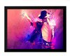 Lindo quadro arte Michael Jackson rei do pop 42x29cm