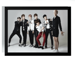 Quando fotografico boy band Kpop BTS membros 42x29cm