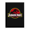 Lindo quadro retro logo jurrassic park old school 42x29cm