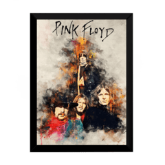 Incrivel quadro arte pink floyd estilo pintura 42x29cm