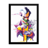 Lindo Quadro aquarela Joker coringa 2019 arte 42x29cm