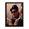 Quadro decorativo arte digital eazy-e nwz rap 42x29cm