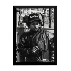 Quadro fotografico historia do Rap Eazy-e compton 42x29