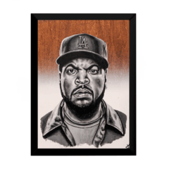Quadro arte historia do Rap Ice cube hip hop 42x29cm