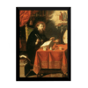 Lindo quadro arte pintura sacra Santo agostinho 42x29cm