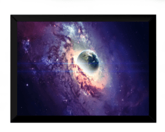 Quadro decorativo galaxia universo maravilhoso 42x29