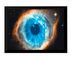 Lindo quadro decorativo o Olho do universo helix 42x29