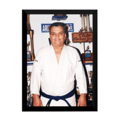 Quadro decorativo mestre Carlson Gracie 42x29cm