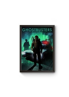 Poster Moldurado Car Legends GhostBuster Quadro