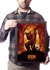 Poster com Moldura A3 Doom Eternal