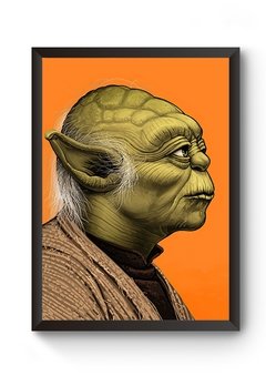 Quadro Arte Star Wars Mestre Yoda Poster