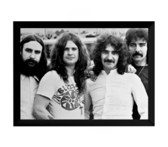 Quadro Black Sabbath Banda Foto Pôster Moldurado