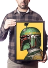 Lindo Quadro Retrato   Boba Feet Star Wars